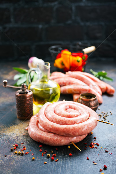 Stock photo: sausages