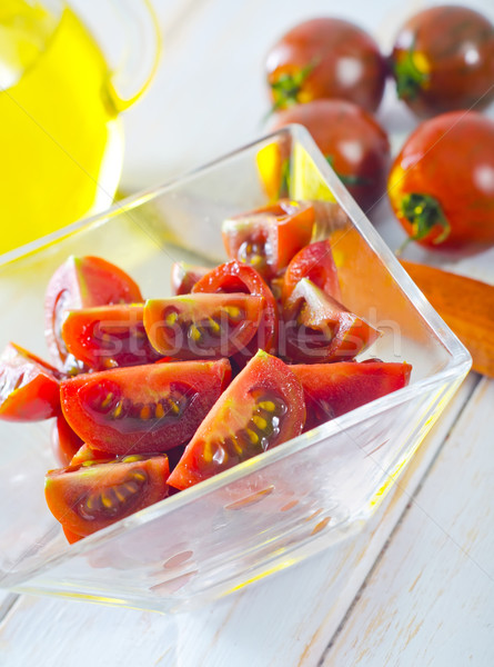 Pomodoro cucina rosso autunno insalata cultura Foto d'archivio © tycoon