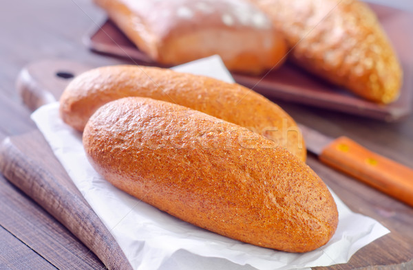 свежие хлеб кухне таблице горячей совета Сток-фото © tycoon