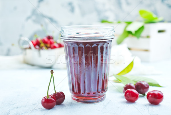 Stock photo: cherry juice