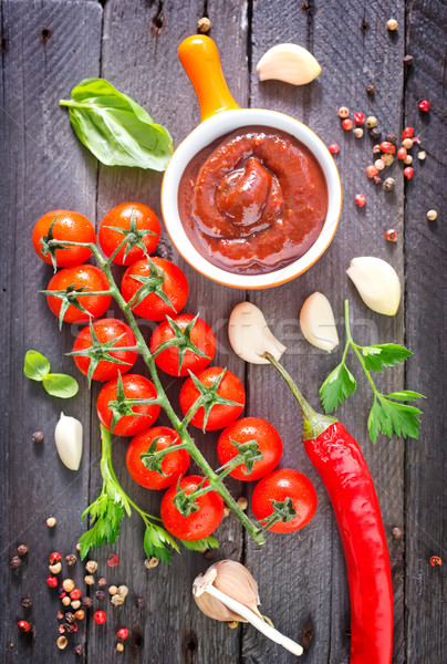 tomato sauce and spice Stock photo © tycoon