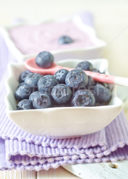 Iogurte fruto saúde tabela café da manhã Foto stock © tycoon