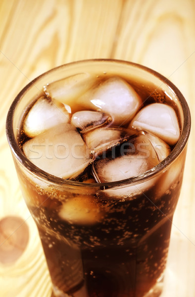 coca in glass Stock photo © tycoon