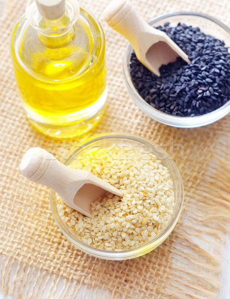 black and white sesame Stock photo © tycoon
