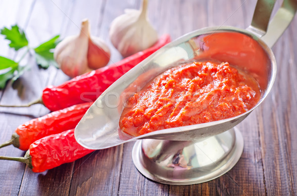 Stok fotoğraf: Domates · sosu · gıda · kırmızı · domates · pişirme · stüdyo