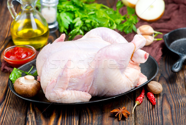 raw chicken Stock photo © tycoon