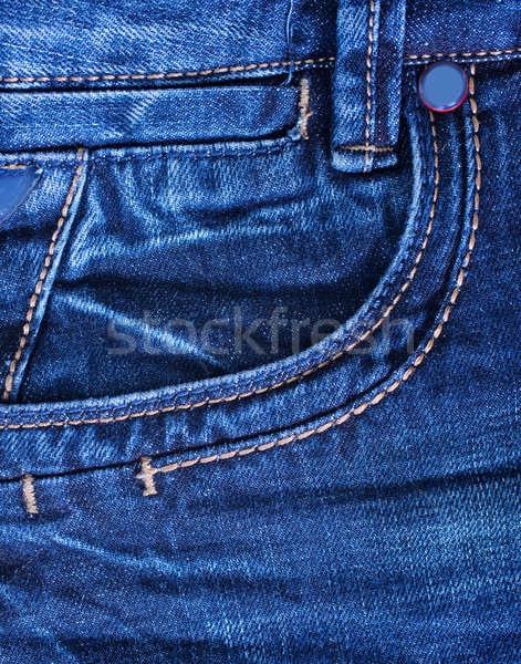 Kot doku arka plan mavi kumaş siyah Stok fotoğraf © tycoon