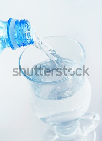 white pills and water Stock photo © tycoon