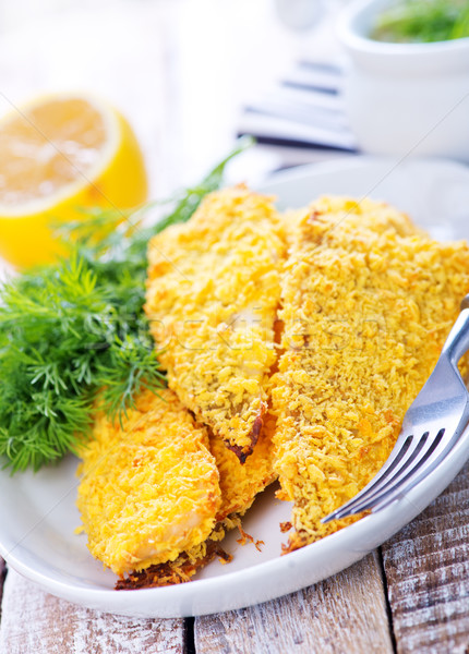 fried fish Stock photo © tycoon