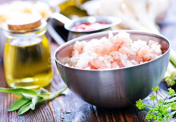 Zutaten frischen Trauben Blätter Fleisch Natur Stock foto © tycoon