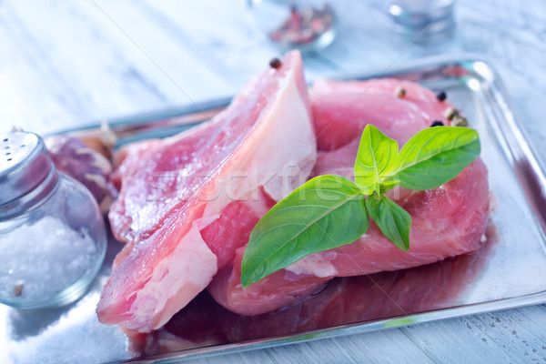 raw meat Stock photo © tycoon