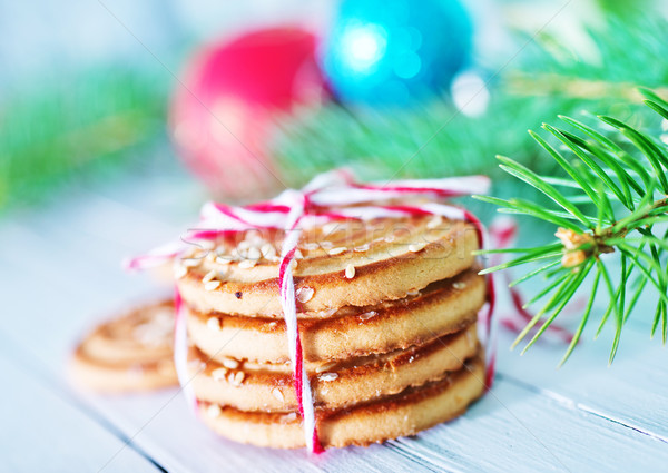 Karácsony cukorka csemegék ág karácsonyfa fa Stock fotó © tycoon
