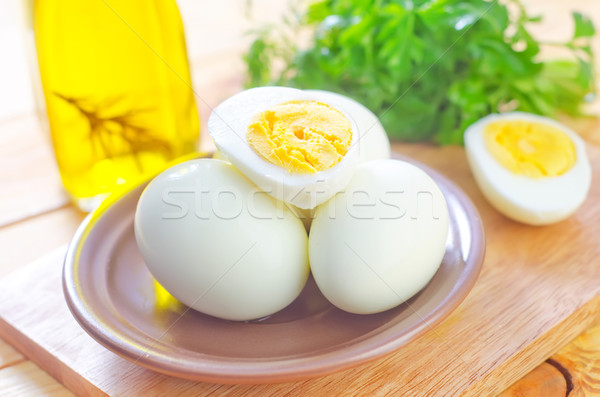 яйца яйцо оранжевый пластина Кука Сток-фото © tycoon