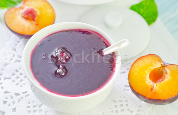 plum jam Stock photo © tycoon