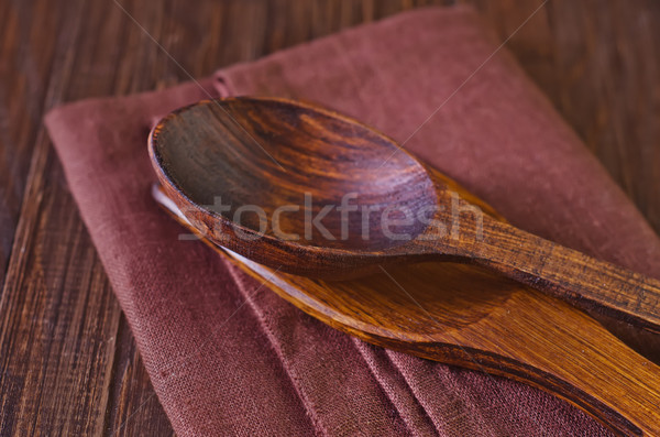 wooden dishware Stock photo © tycoon