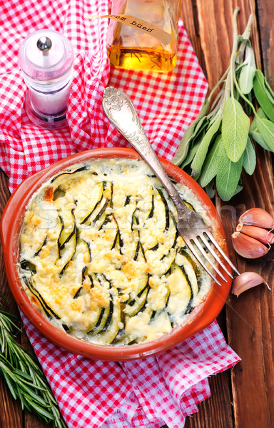 baked zuchini Stock photo © tycoon