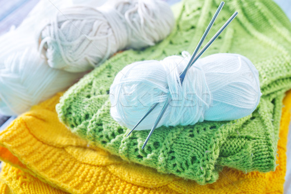 Labda szín ruházat kötél gyönyörű ötlet Stock fotó © tycoon