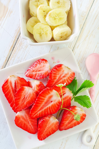 banana and strawberry Stock photo © tycoon
