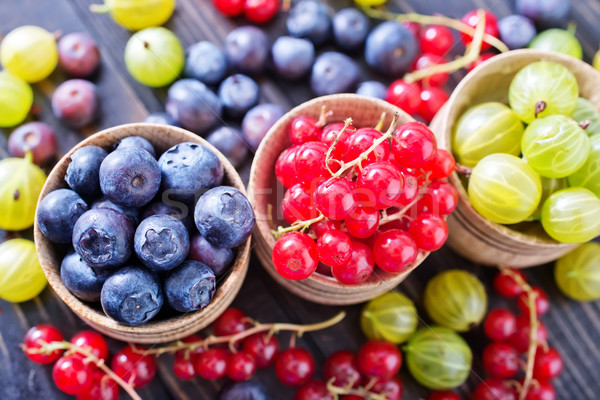 Bessen natuur groep vruchten kleur eten Stockfoto © tycoon