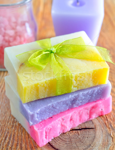 soap and salt Stock photo © tycoon