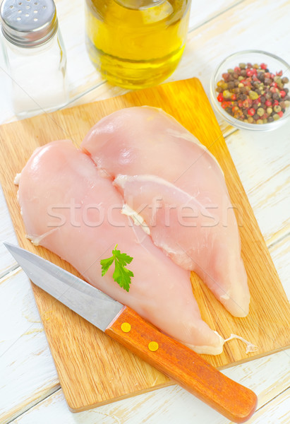Stock photo: chicken fillet