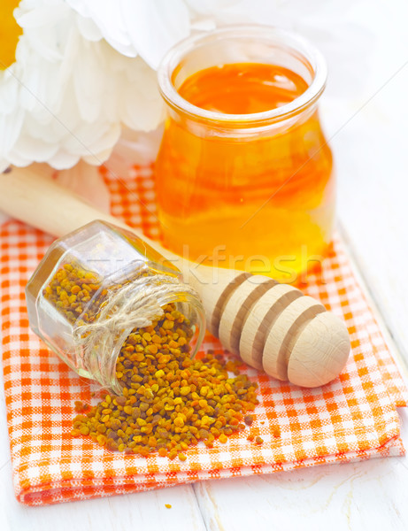 Stuifmeel honing medische geneeskunde bee kalk Stockfoto © tycoon