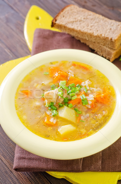 Stock photo: fresh soup