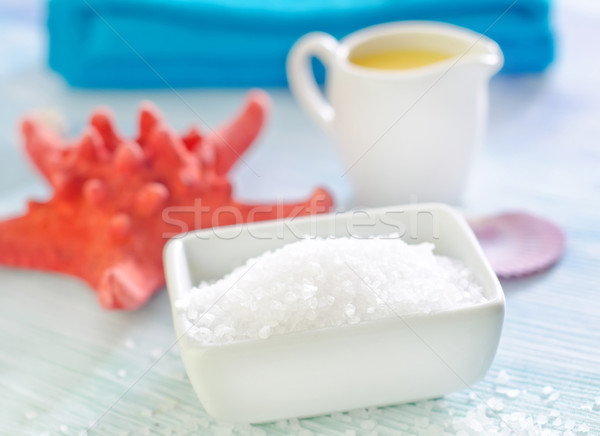sea salt and shells Stock photo © tycoon
