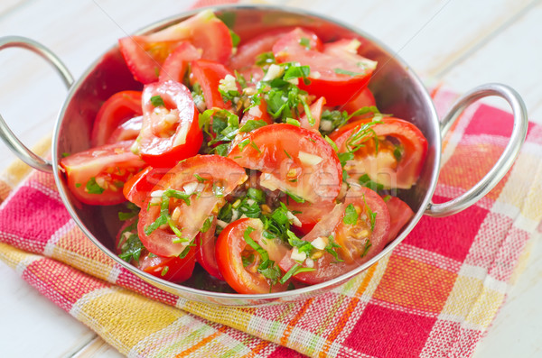 salad from tomato Stock photo © tycoon