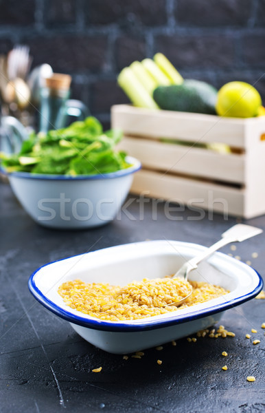 Espinafre fresco comida folha tabela Foto stock © tycoon