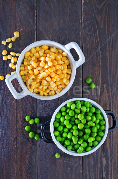 corn and peas Stock photo © tycoon
