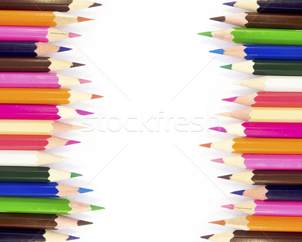 Farbe Bleistifte Holz Stift malen Bleistift Stock foto © tycoon