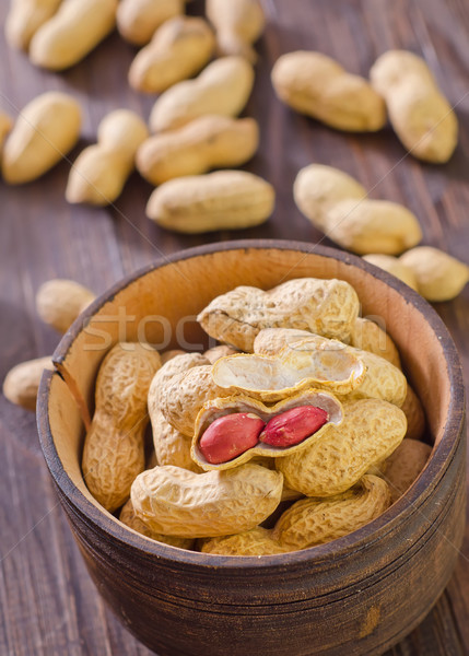 Nueces cacahuates fondo cocina grupo petróleo Foto stock © tycoon