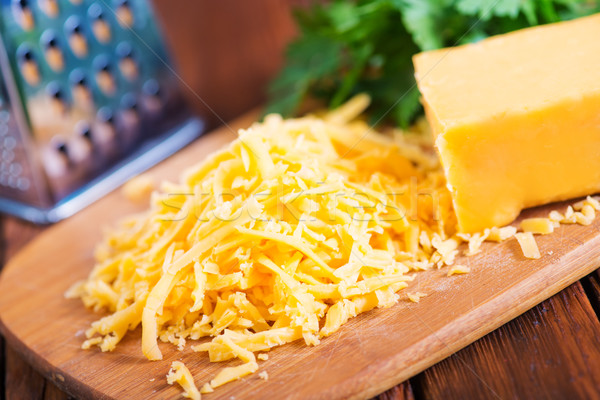 切達乳酪 奶酪 板 表 橙 脂肪 商業照片 © tycoon