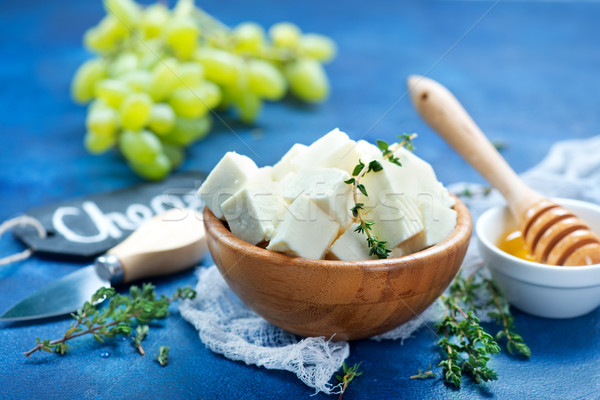 cheese with grape Stock photo © tycoon