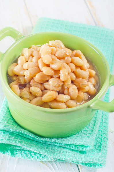 white beans Stock photo © tycoon