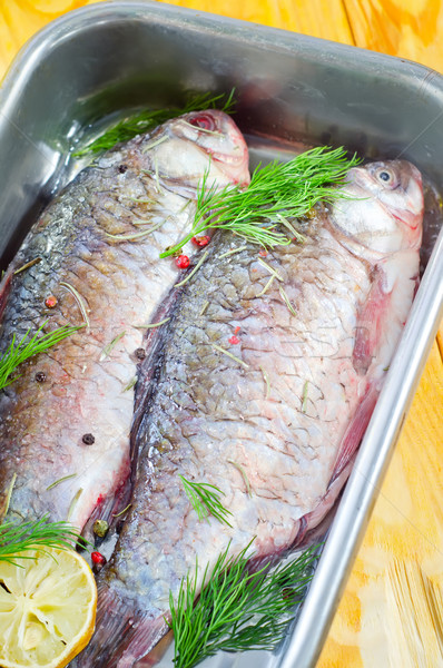 świeże karp wody ryb zdrowia zielone Zdjęcia stock © tycoon