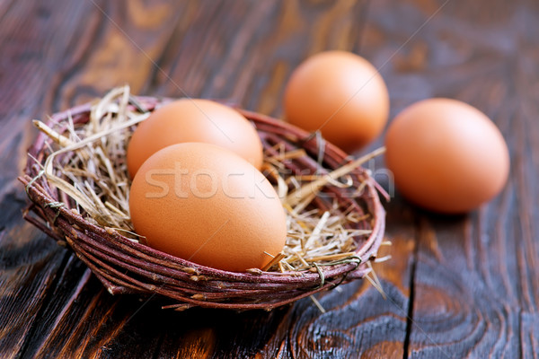chicken eggs Stock photo © tycoon