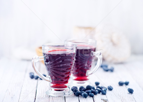 blueberry juice Stock photo © tycoon