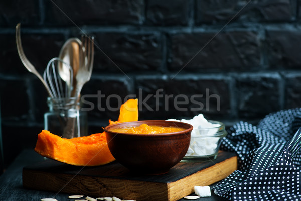 pumpkin porridge Stock photo © tycoon