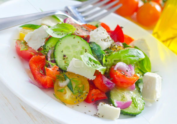 greek salad Stock photo © tycoon