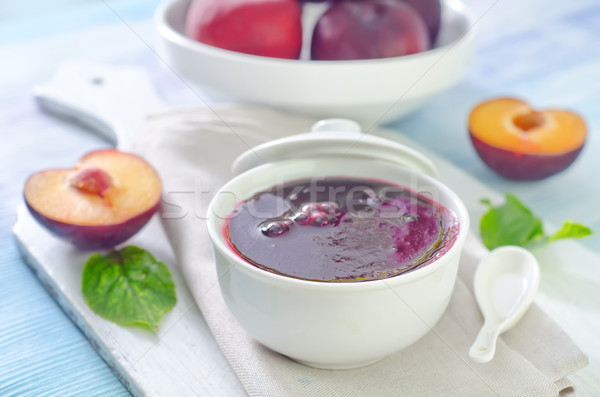 plum jam Stock photo © tycoon