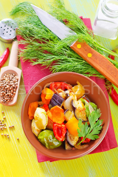 baked vegetables Stock photo © tycoon
