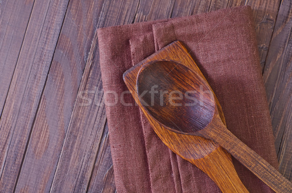 посуда пиццы дизайна таблице хлеб Сток-фото © tycoon