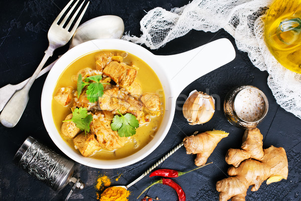 Curry of chicken Stock photo © tycoon