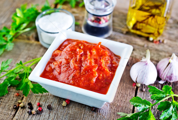 tomato sauce Stock photo © tycoon