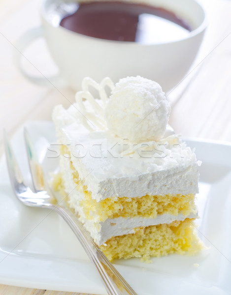 Stock fotó: Torta · kávé · csokoládé · háttér · kávézó · villa