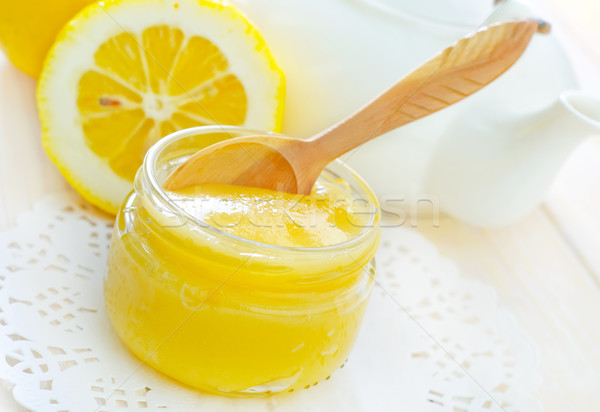 Miel citrons bois nature verre blé [[stock_photo]] © tycoon