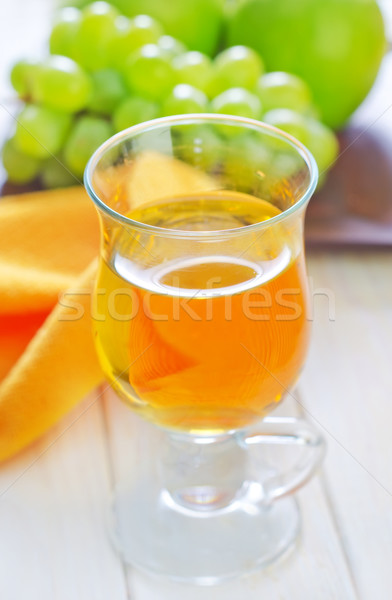 新鮮な ジュース 木材 リンゴ フルーツ キッチン ストックフォト © tycoon