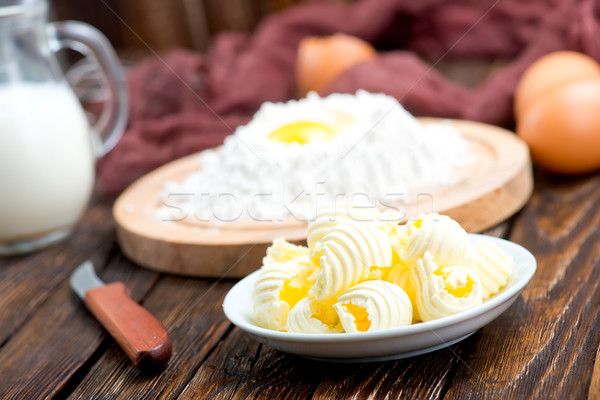 flour,milk, butter and eggs Stock photo © tycoon